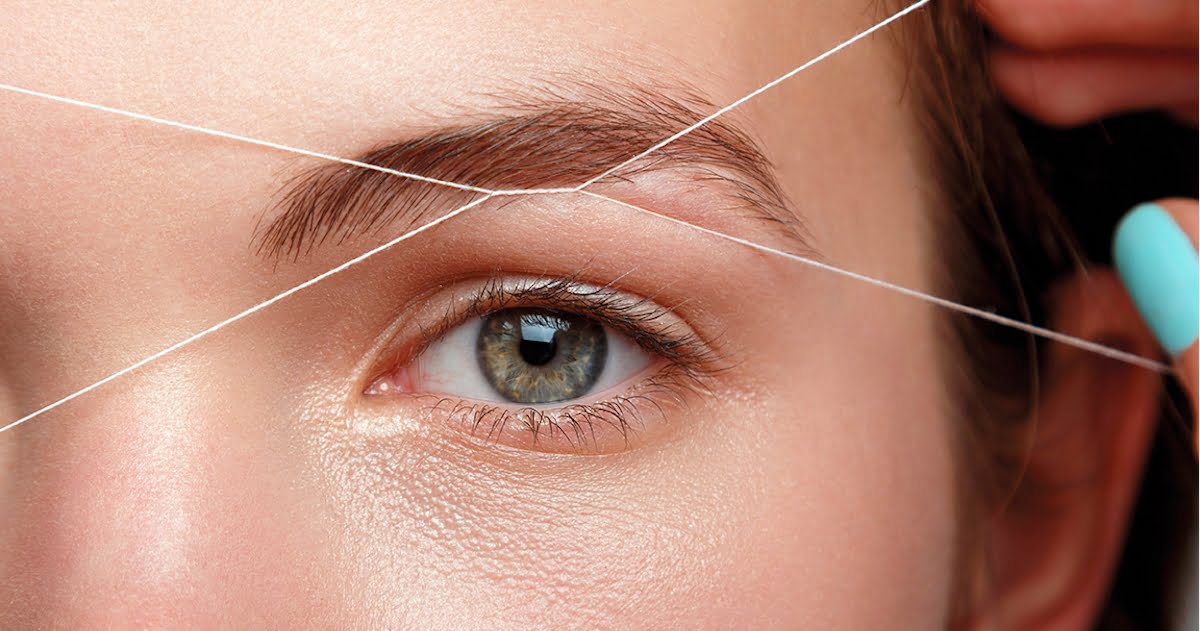 Eyebrow threading